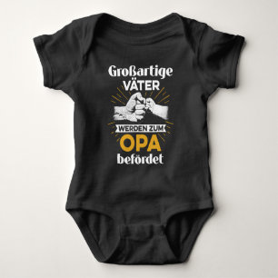 Bester Papa Sohn Vater Opa Überraschung Enkel Romper