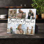 'Bestest Bestie' Friends Keepomwille Photo Collage Fotoplaat<br><div class="desc">Laat een vriend weten hoeveel ze voor je betekent met deze cadeaufoto collage plaque. Het ontwerp kenmerkt 6 van uw favoriete afbeeldingen van u en uw beste vriend,  manuscripttekst die "Beste Bestie"leest. Perfect geschenk voor je BFF met kerst,  zondag of gewoon omdat..!</div>