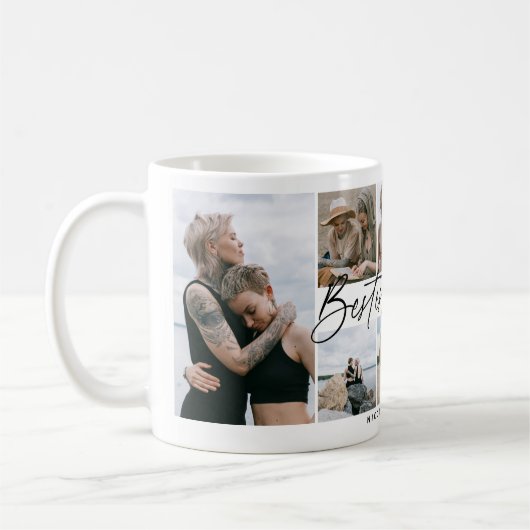 'Bestest Bestie' Friends Keepomwille Photo Collage Koffiemok (Links)