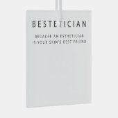 Bestetician Your Skin's Best Friend Skin Glas Ornament (Voorkant Rechts)