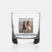 Besti vrienden voor altijd één foto whisky glas (Voorkant)