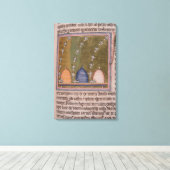 Bestiary Drie gebogen lijnen Canvas Afdruk (Insitu (Houten vloer))