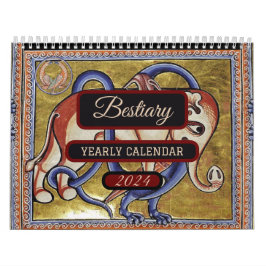 Bestiary Russisch 13e-eeuws kunst Collectie Kalender