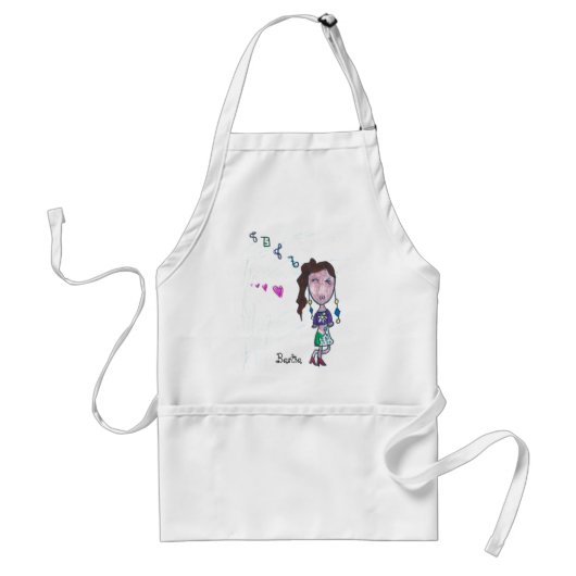 Bestie4You Apron Standaard Schort (Voorkant)