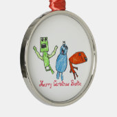 Bestie4You Kerstversiering Metalen Ornament (Rechts)