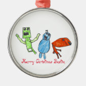 Bestie4You Kerstversiering Metalen Ornament (Voorkant)