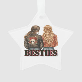 Bestie Acryl Ornament
