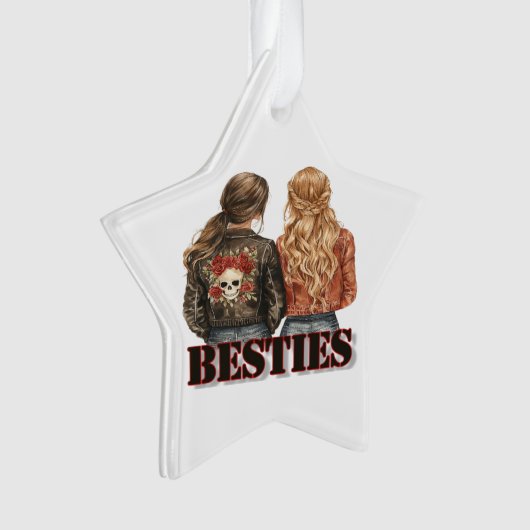 Bestie Acryl Ornament (voorkant)