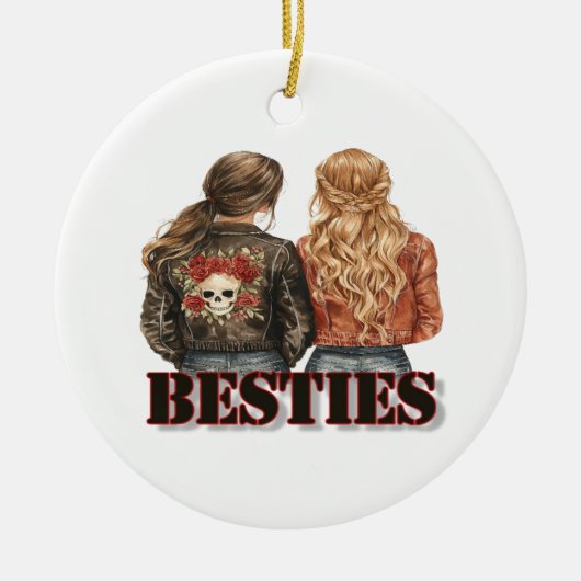 Bestie Acryl Ornament (Voorkant)