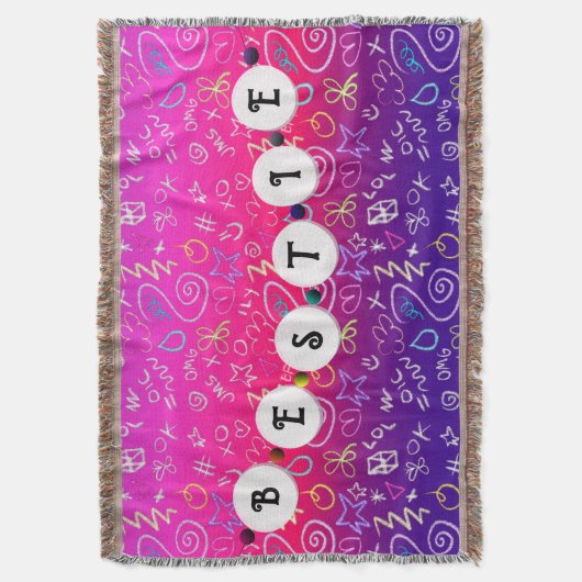 Bestie Armband - Vriendschap Design Deken (Voorkant Verticaal)