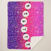 Bestie Armband - Vriendschap Design Sherpa Deken (Voorkant)