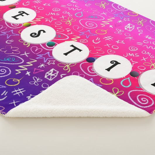 Bestie Armband - Vriendschap Design Sherpa Deken (3/4)