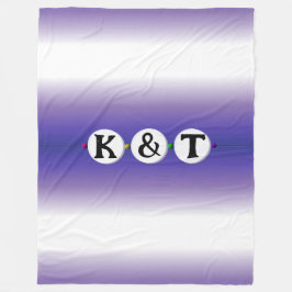 Bestie Armband - Vriendschapsontwerp (3 kralen) Fleece Deken