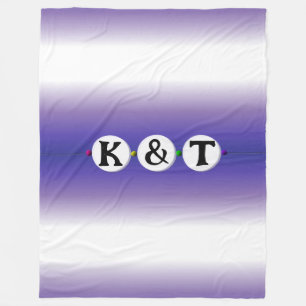 Bestie Armband - Vriendschapsontwerp (3 kralen) Fleece Deken