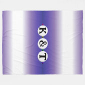 Bestie Armband - Vriendschapsontwerp (3 kralen) Fleece Deken (Voorkant (Horizontaal))