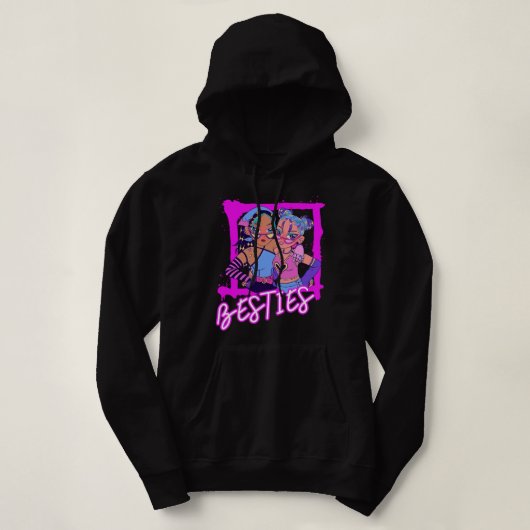 Bestie BFF Hoodie (Design voorkant)