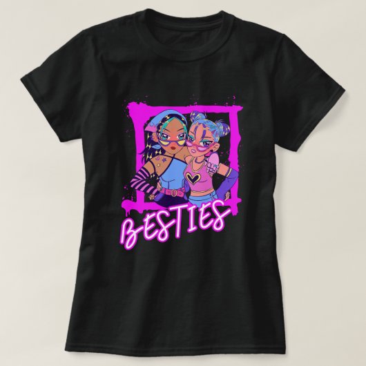 Bestie BFF T-shirt (Design voorkant)