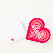 Bestie Bright Cutie Pink Heart Spiral Notitieboek (Binnen)
