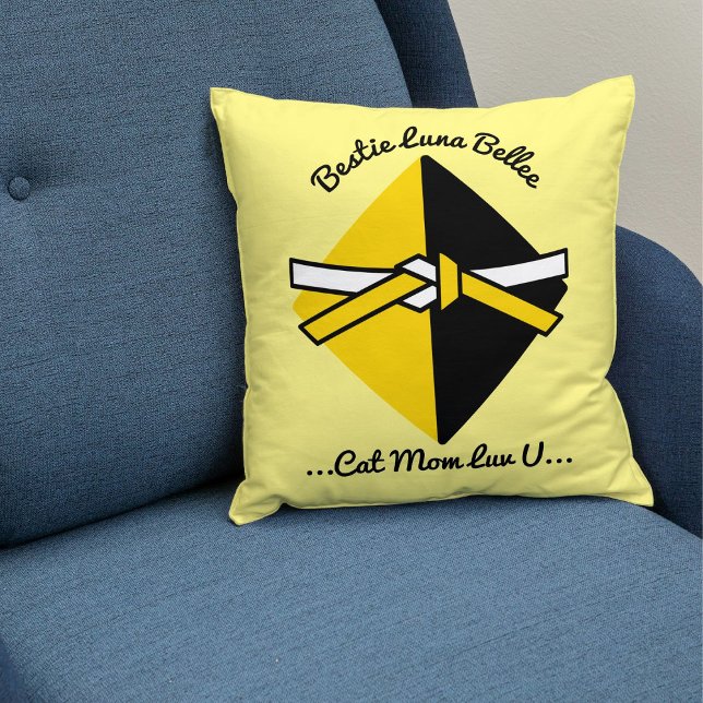 Bestie Cat Mom Gepersonaliseerde Schattigee liefde Kussen (Creator heeft geüpload)