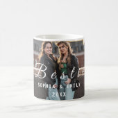 Bestie Collage Mug – Custom Photos, Names & Year Koffiemok (Center)