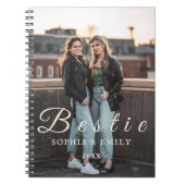 Bestie Collage Spiral Photo Notebook – Custom Notitieboek (Voorkant)