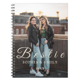 Bestie Collage Spiral Photo Notebook – Custom Notitieboek