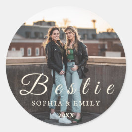 Bestie Collage Sticker – Names & Year Personalized