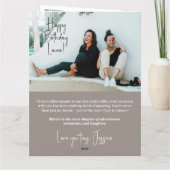 Bestie Custom Birthday Magazine Wenskaart Kaart (Achterkant)