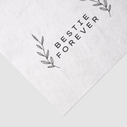Bestie Forever Tissue Paper Tissuepapier (Detail)