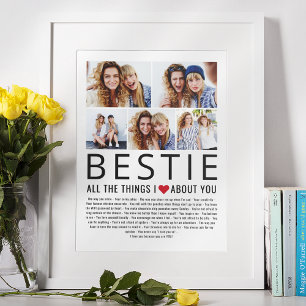 Bestie foto's verzamelen We houden van je lijst Poster