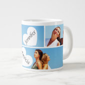 Bestie - Friends Keepsake Photo Collage Grote Koffiekop (Voorkant rechts)