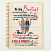 Bestie Gifts | Brief aan mijn dochter Hartelijk da Planner (Voorkant)