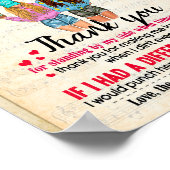 Bestie Gifts | Brief aan mijn dochter Hartelijk da Poster (Hoek)