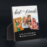 Bestie Gifts Specialized Photo Collage BFF-cadeaus Fotoplaat<br><div class="desc">Bestie Gifts Specialized Photo Collage BFF-cadeaus</div>
