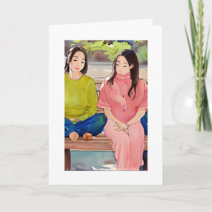 Bestie. Ik ben hier voor jou Kaart