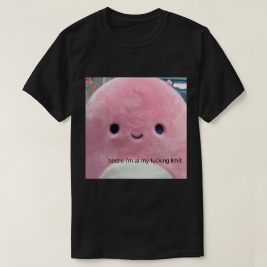 BESTIE IK BEN OP MIJN LIMITATISCHE STICKER .png T-shirt (Design voorkant)