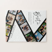 Bestie | Moderne 8 Fotofilmstrook Collage Legpuzzel (Horizontaal)