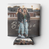 Bestie Photo Collage Can Cooler – Custom Name  (Voorkant)