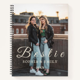 Bestie Photo Collage Notitieboek – Namen & Jaar