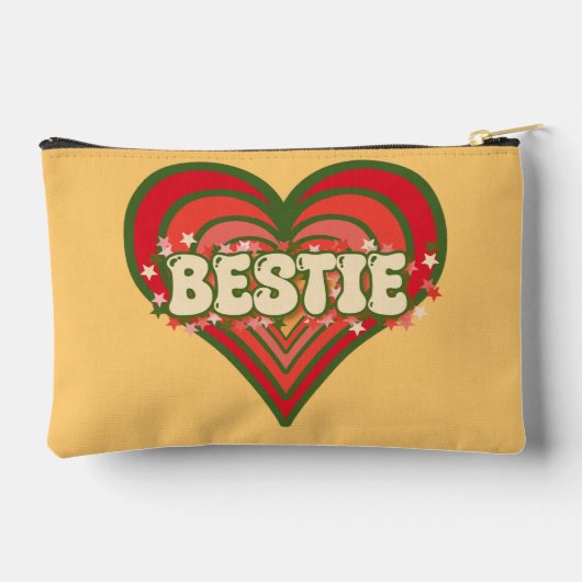 Bestie Retro Love Hartzakken Etui (Achterkant)