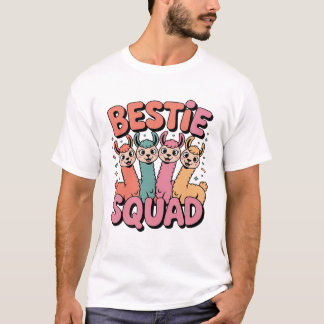 Bestie Squad Granddaughter Niece Funny Squad Lover T-shirt