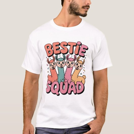 Bestie Squad Granddaughter Niece Funny Squad Lover T-shirt (Voorkant)