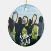 Bestie Squad Persoonlijke foto BFF-vriendschap Keramisch Ornament (Links)