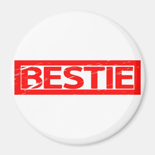 Bestie Stamp Magneet (Voorkant)