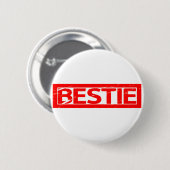 Bestie Stamp Ronde Button 5,7 Cm (Voorkant /achterkant)