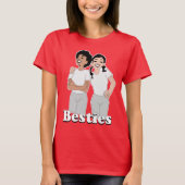 Bestie T-shirt (voor meisjes en vrouwen variant #3 (Voorkant)