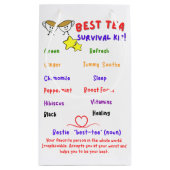Bestie (thee) Survival Kit geschenkzak Klein Cadeauzakje (Achterkant)