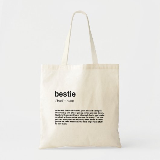 Bestie Tote Bag (Voorkant)