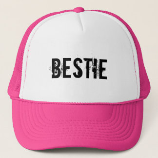 BESTIE TRUCKER HAT PINK PET