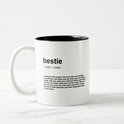 Bestie Tweekleurige Koffiemok (Links)